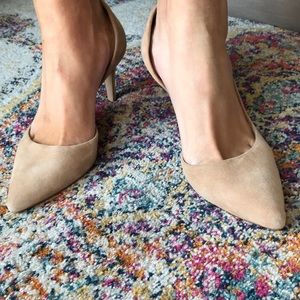 J. Crew Lucie D’Orsay Nude Pumps